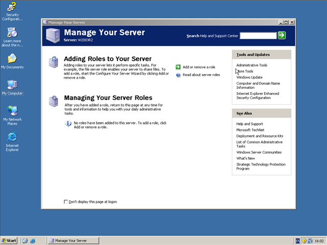 Windows 2003 mail szerver